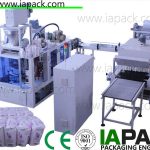 1kg-2kg màquina d'embalatge de paper de farina 6-22bags / min 7kw de potència amb encongiment de calor