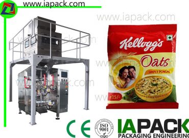 màquina automàtica d'envasament d'avena màquina d'envasat d'aliments màquina d'envasat automàtica de grànuls per a farina de civada