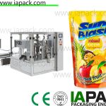 màquina d'embalatge de suc de fruita rotativa estalvi d'energia per omplir líquid